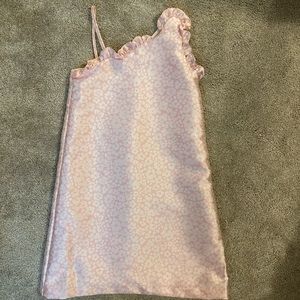 Bella Bliss girl's ruffle shoulder shift dress.